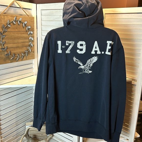 American Eagle Navy Blue Hoodie - Picture 4 of 4